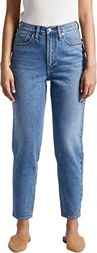 Silver Jeans Co. Women's High Rise Tapered Leg Mom Jean