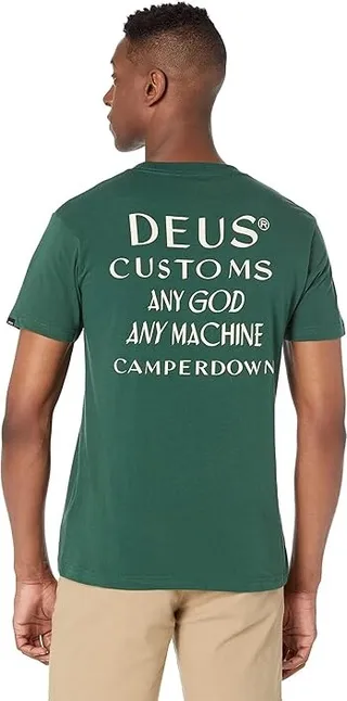 Deus Ex Machina Crimson Tee (Hunter Green) Men's Clothing