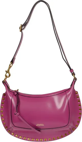 Isabel Marant Oskan Moon Logo Detailed Shoulder Bag