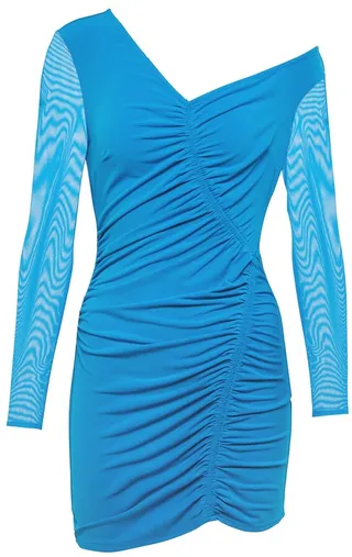 Ruched minidress