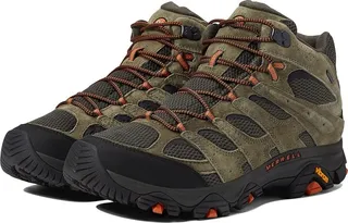 Merrell Moab 3 Mid Waterproof (Olive) Men's Shoes