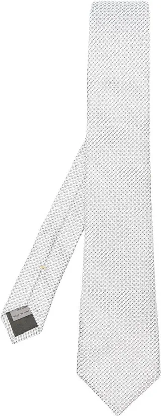 Polka-Dot Silk Tie