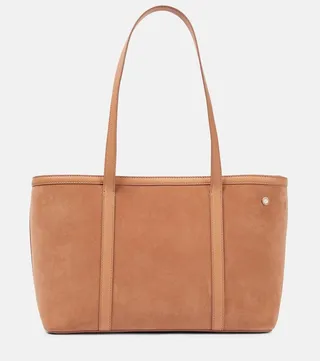 Carry Everything Medium suede tote