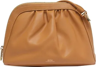 Logo Detailed Zip-up Shoulder Bag