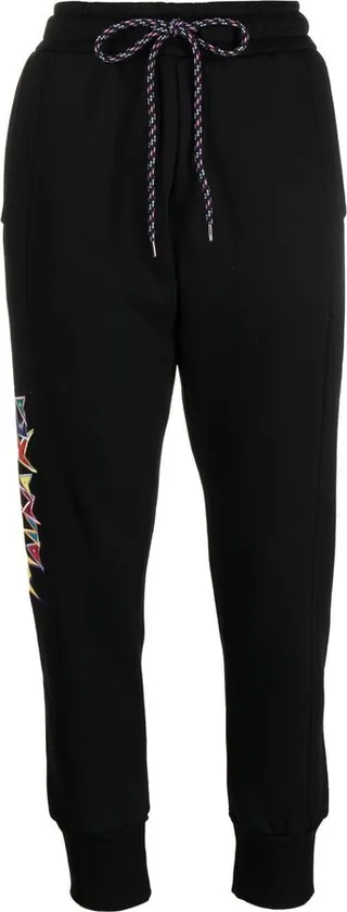 Heritage embroidered-logo track pants