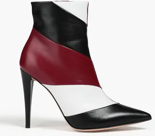 Hadley color-block leather ankle boots