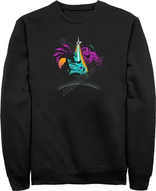Men's Lightyear Buzz and Zurg Sweatshirt - Black - 2X Large