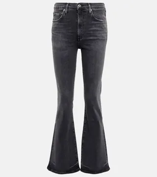 Lilah high-rise bootcut jeans