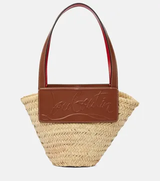 Loubishore Small raffia tote