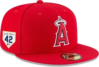 Men's New Era Red Los Angeles Angels 2023 Jackie Robinson Day 59FIFTY Fitted Hat