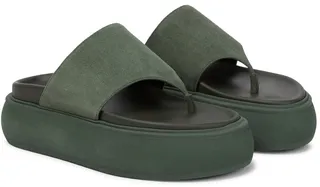 Selene suede thong sandals