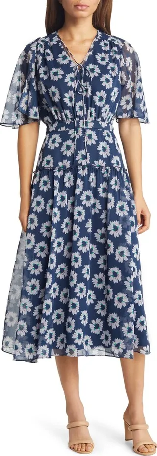 Marllee Tiered Midi Dress