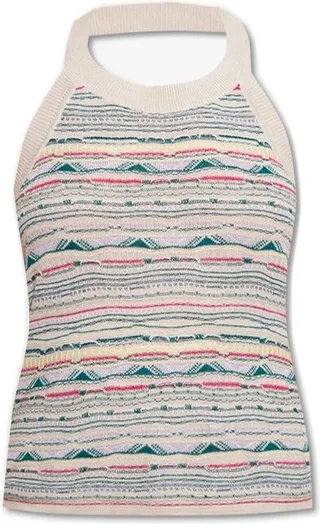 Isabel Marant Étoile Striped Halterneck Knitted Top