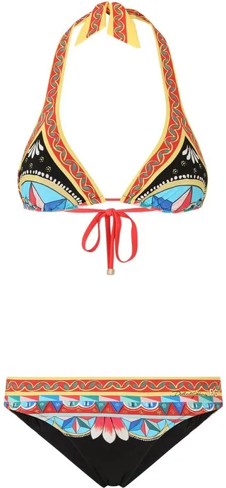 Graphic-Print Bikini