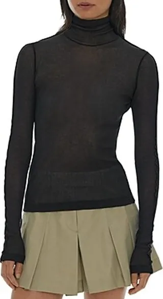 Helmut Lang Sheer Turtleneck