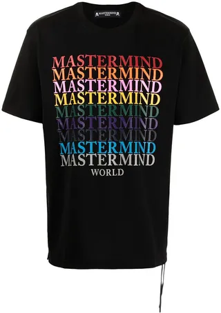 multi-logo print T-shirt