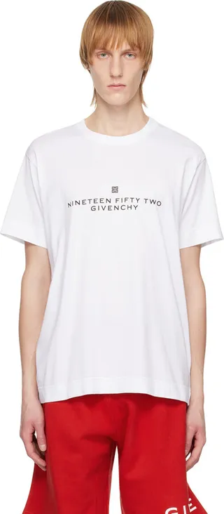Givenchy White Classic T-Shirt