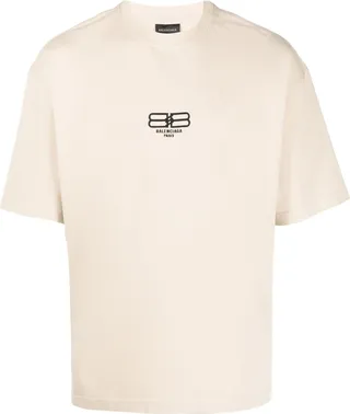 logo-embroidered crew-neck T-shirt