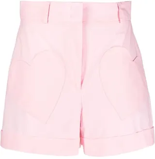 Heart-Patch Tailored Shorts