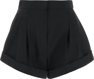 Alexander McQueen Pleated Tailored Shorts