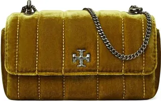Kira velvet mini flap bag