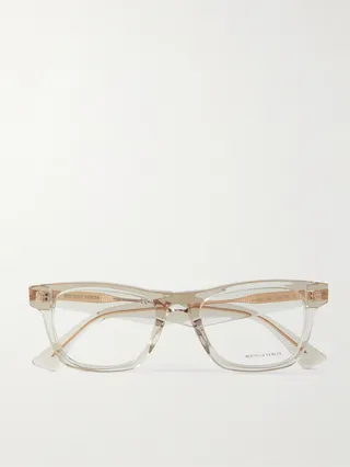 Square-Frame Acetate Optical Glasses