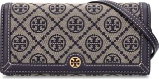 T Monogram jacquard shoulder bag