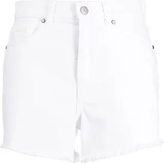 Frayed-Hem Cotton Shorts