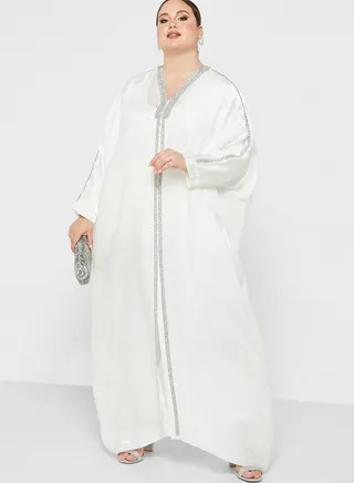Shimmer Detail Kaftan