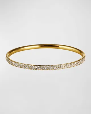Stardust Pave Bangle in 18K Gold with Diamonds