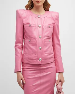 Ozuna Faux-Leather Jacket