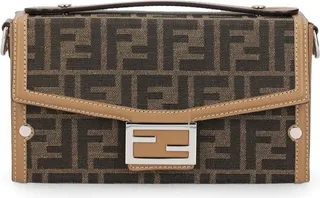 Fendi FF Motif Jacquard Crossbody Bag