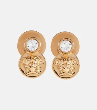 Crystal Medusa earrings