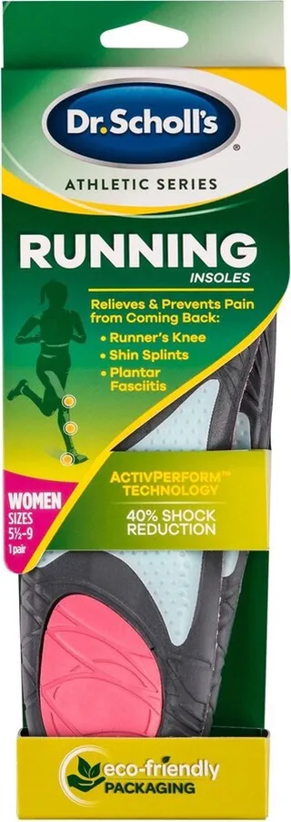 Dr. Scholl's Athletic Series Running Insoles for Women - Size (5.5-9)