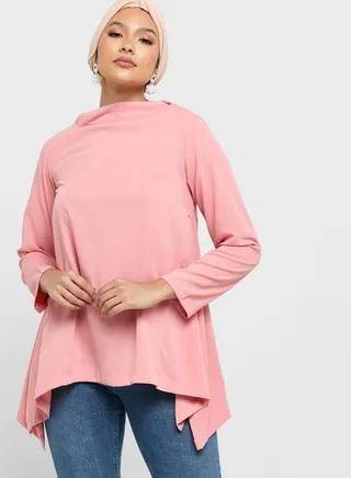 Cowl Neck Relaxed Top