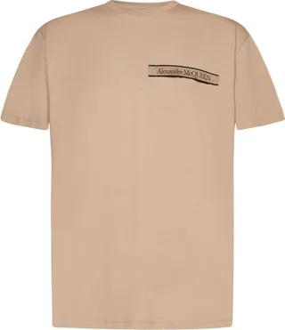 Alexander McQueen Logo Patch Crewneck T-Shirt