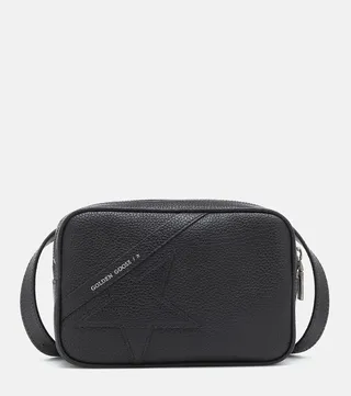Star leather belt bag
