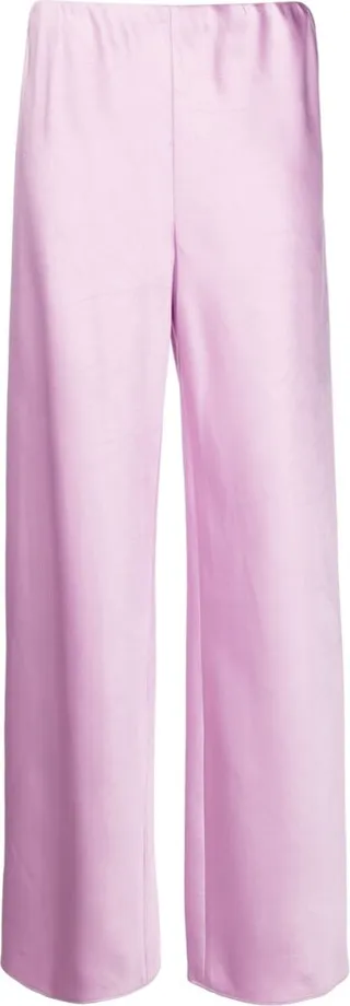 Straight-Leg Zip-Up Trousers