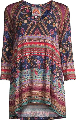 Cruz V-Neck Tunic Top