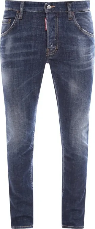 Dsquared2 Mid-Rise Distressed Skinny-Fit Jeans