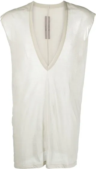 Dylan V-neck longline T-shirt
