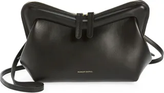 Mini M Frame Leather Shoulder Bag
