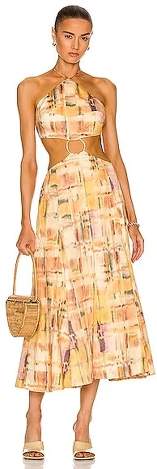 Cult Gaia Nadeesha Dress in Yellow