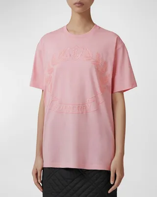 EKD Logo Embroidered Oversized T-Shirt