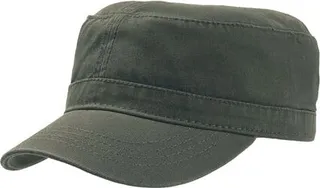 Atlantis Atlantis Chino Cotton Uniform Military Cap (Pack of 2) - Green