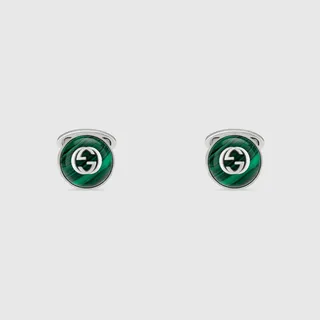 Cufflinks with Interlocking G