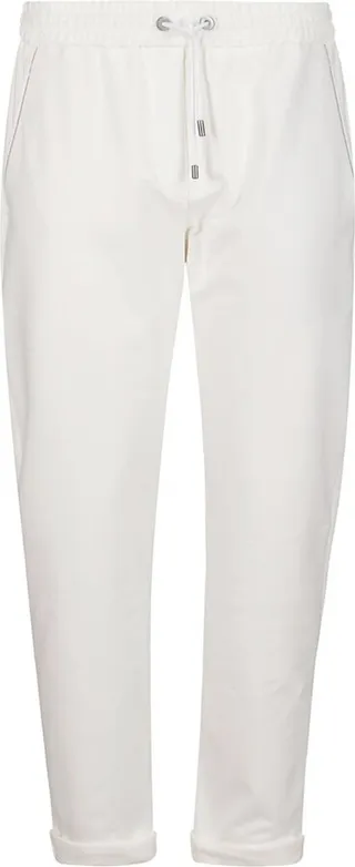 Brunello Cucinelli Cropped Track Pants