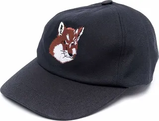 Fox Head Embroidered Cap