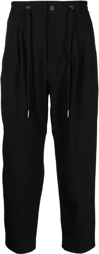 Carrot tapered-leg trousers