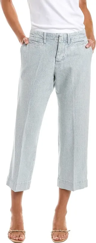 FRAME Denim Le Tomboy Bleached Stripe Jean